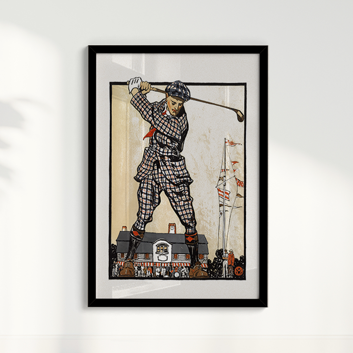 Quadro Vintage Golf