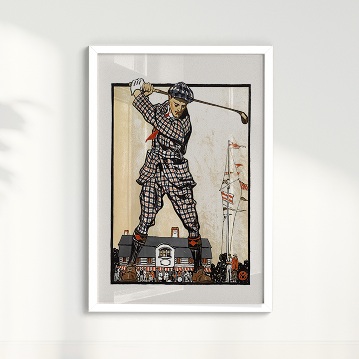 Quadro Vintage Golf