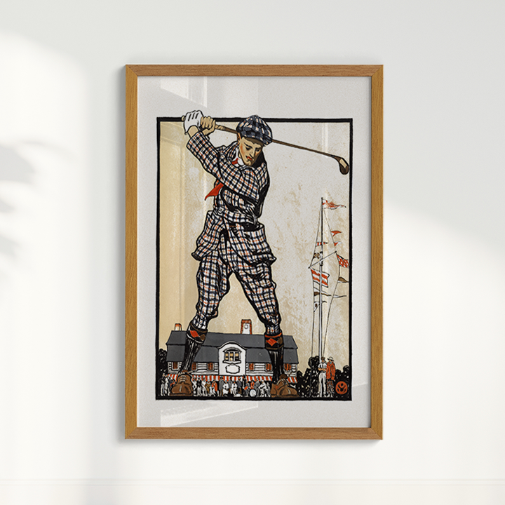 Quadro Vintage Golf