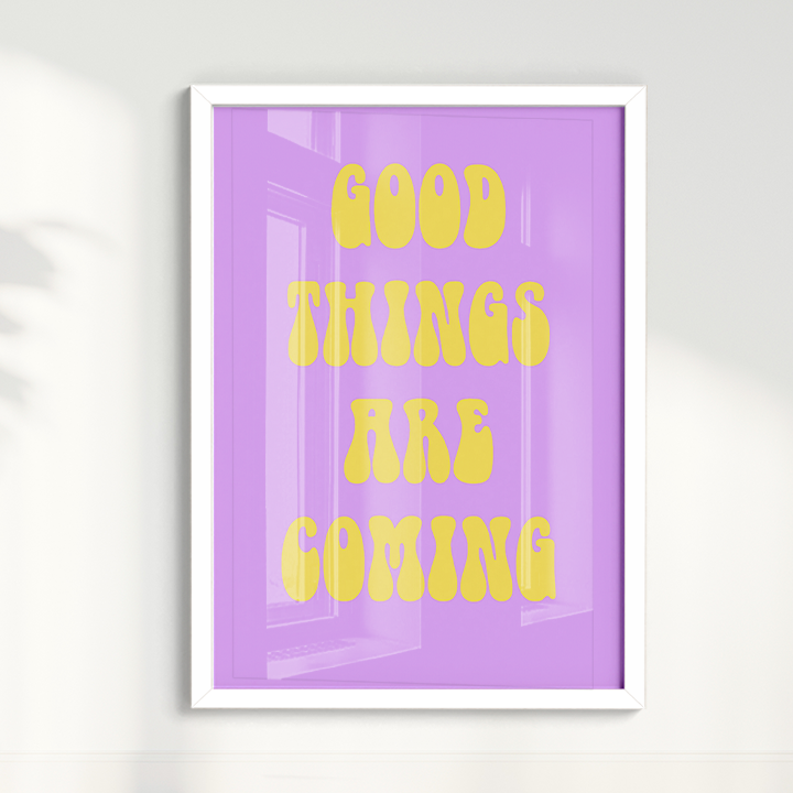 Quadro Good Things are Coming por Thiago Villas Boas