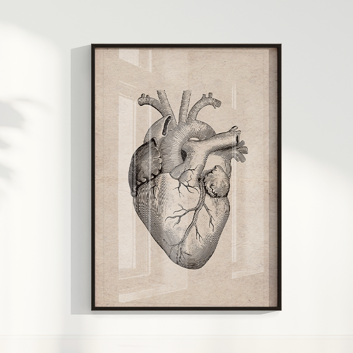 Quadro Heart Vintage