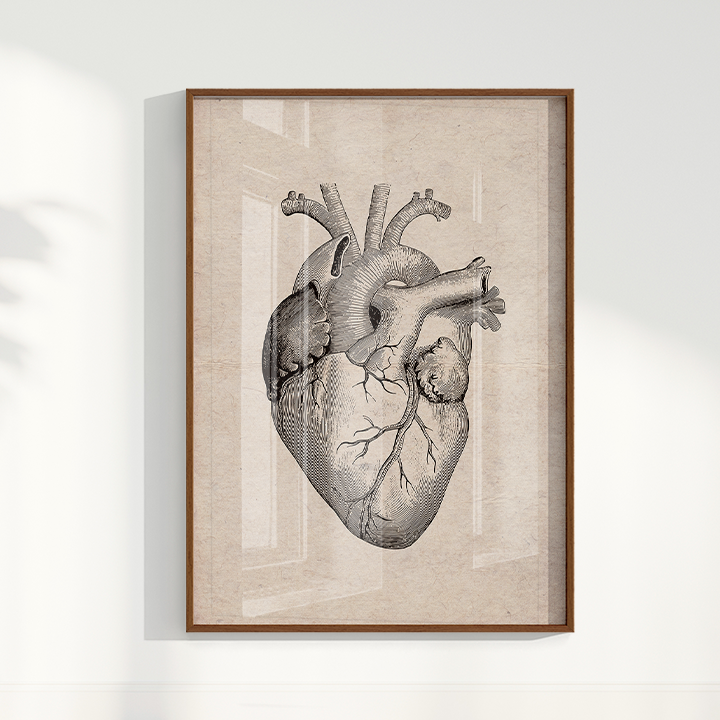 Quadro Heart Vintage