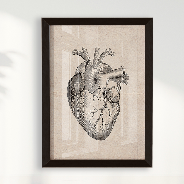Quadro Heart Vintage