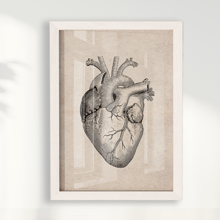 Quadro Heart Vintage