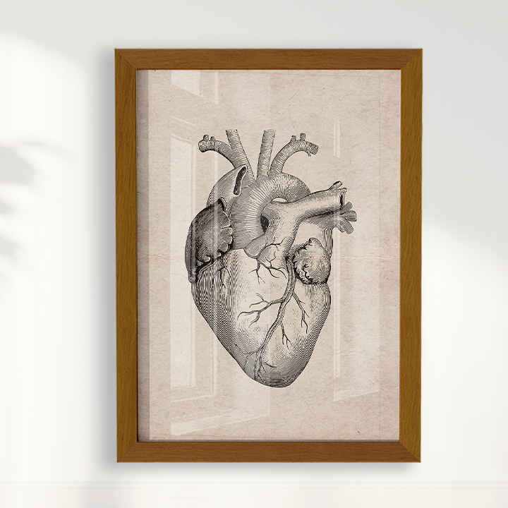 Quadro Heart Vintage