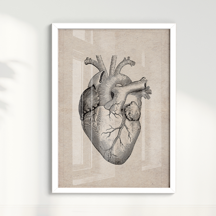 Quadro Heart Vintage