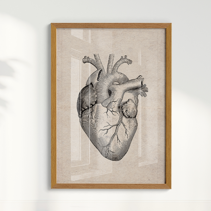 Quadro Heart Vintage