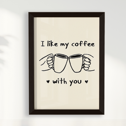 Quadro Coffee With You Bruna Miyuki