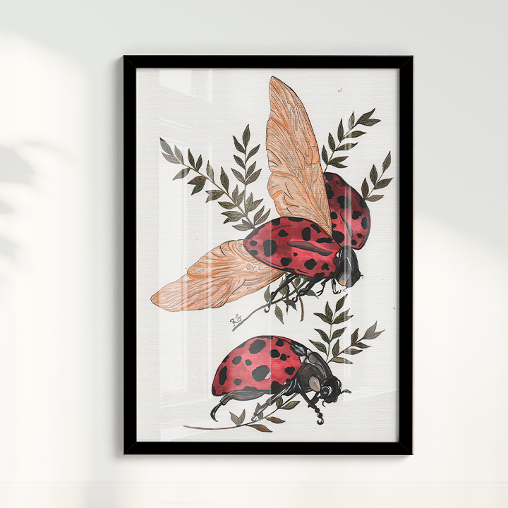 Quadro aquarelando 12 por Rayana Karoline