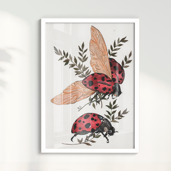 Quadro aquarelando 12 por Rayana Karoline