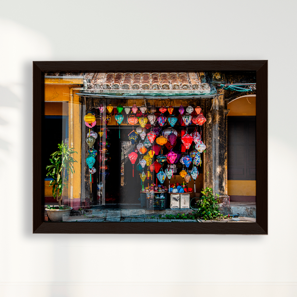 Quadro Lanternas de Hoi An, Vietnã por Larissa Heitmann