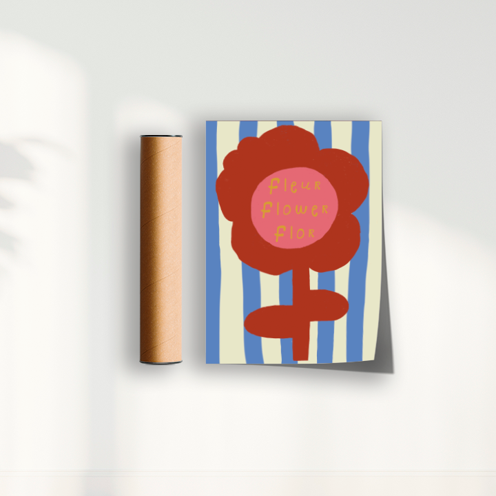 Quadro Fleur, Flower, Flor por Heloisa Camargo