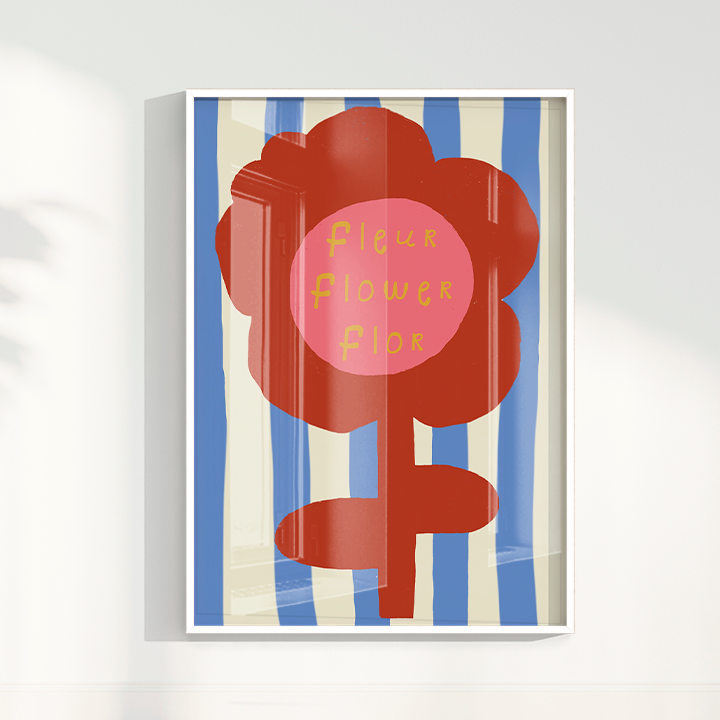 Quadro Fleur, Flower, Flor por Heloisa Camargo
