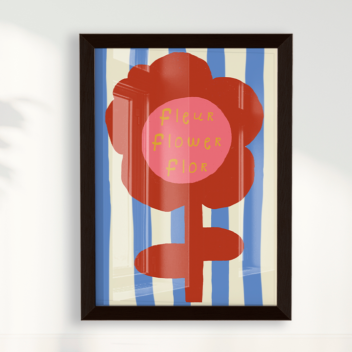 Quadro Fleur, Flower, Flor por Heloisa Camargo