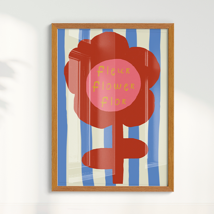 Quadro Fleur, Flower, Flor por Heloisa Camargo