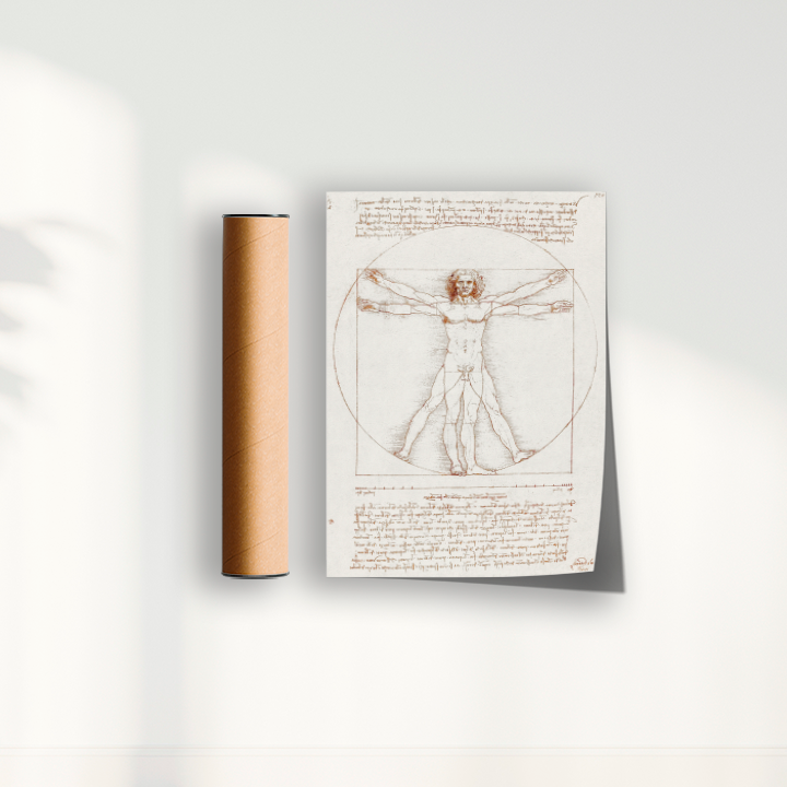 Quadro Leonardo da Vinci's Vitruvian Man