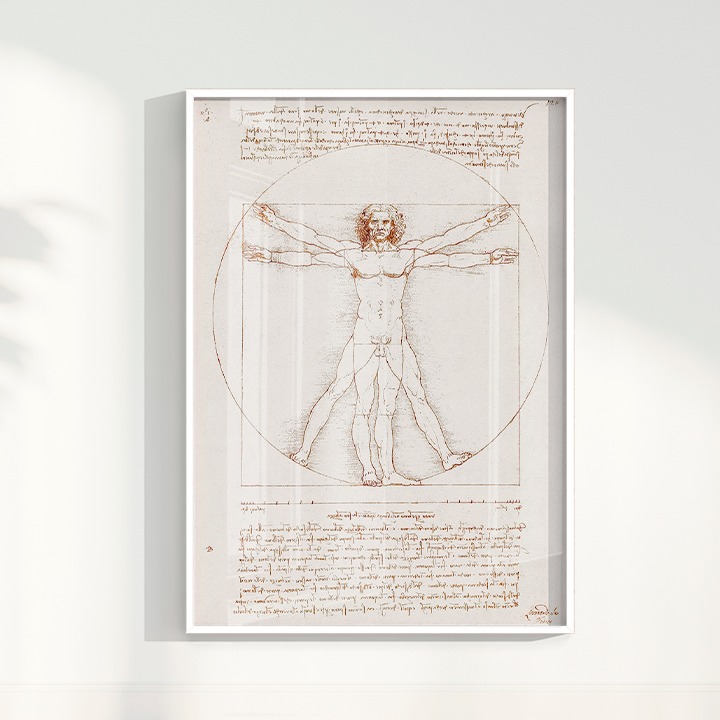 Quadro Leonardo da Vinci's Vitruvian Man