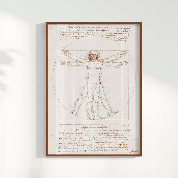 Quadro Leonardo da Vinci's Vitruvian Man
