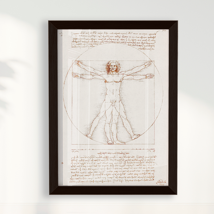 Quadro Leonardo da Vinci's Vitruvian Man