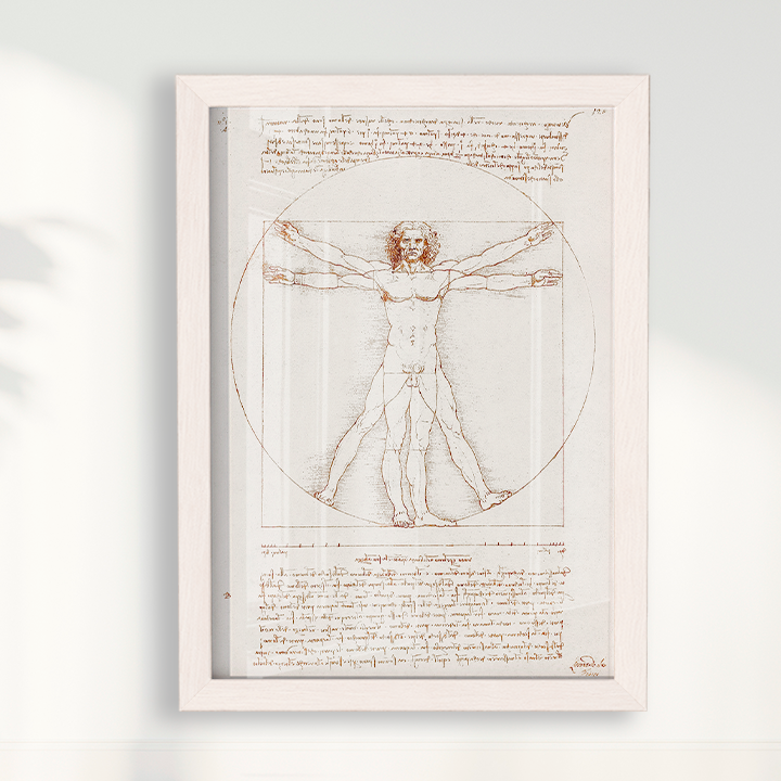 Quadro Leonardo da Vinci's Vitruvian Man