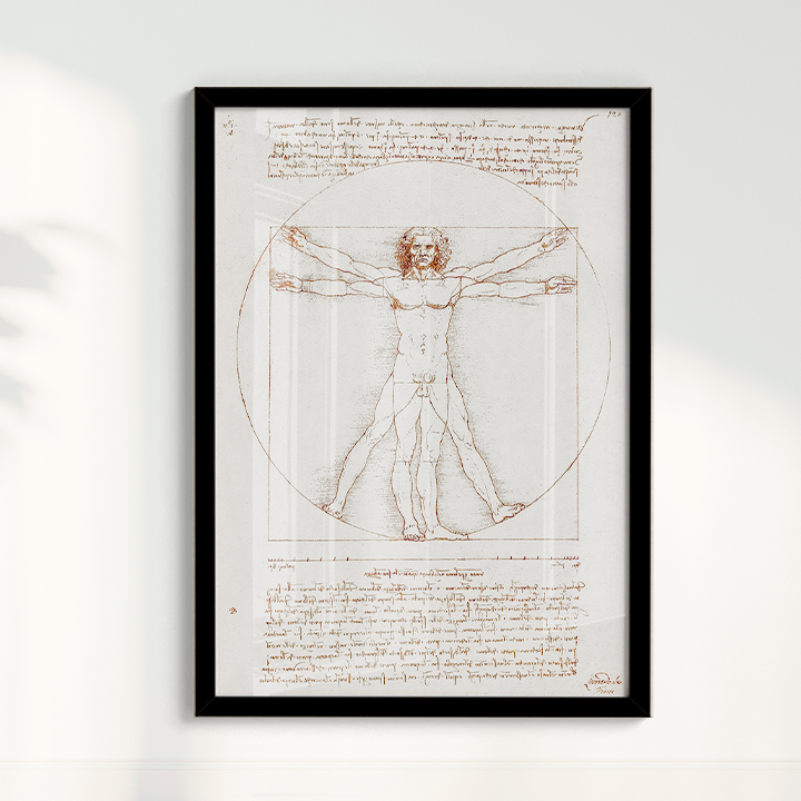 Quadro Leonardo da Vinci's Vitruvian Man