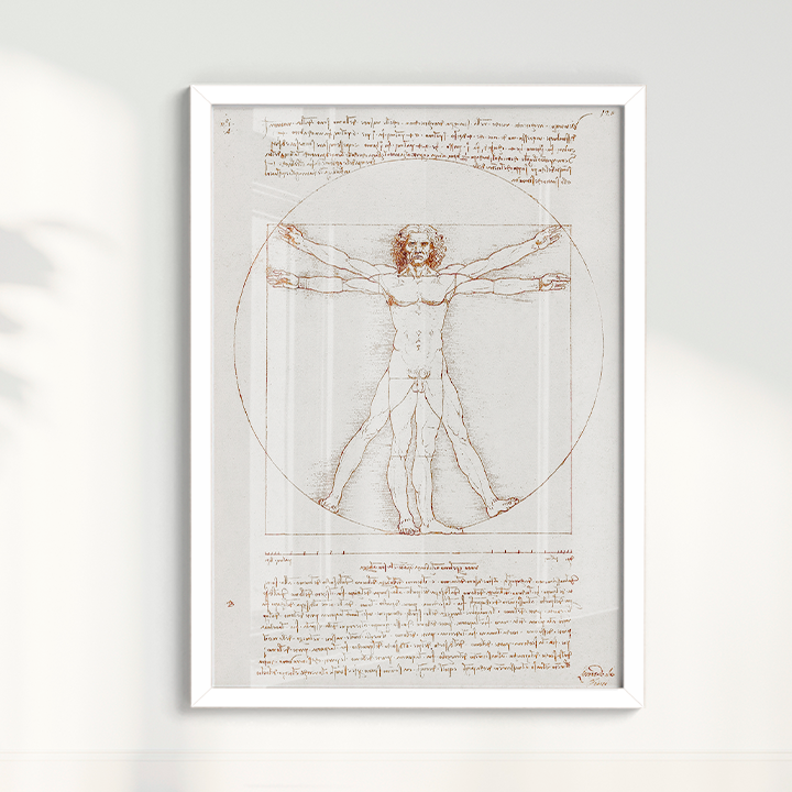 Quadro Leonardo da Vinci's Vitruvian Man