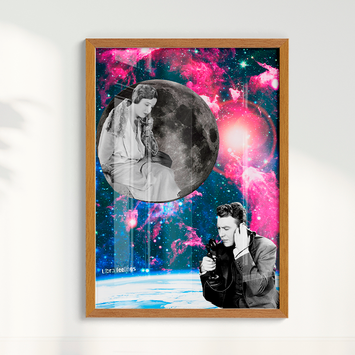 Quadro Signos - Libra Feelings por Joana Petribú