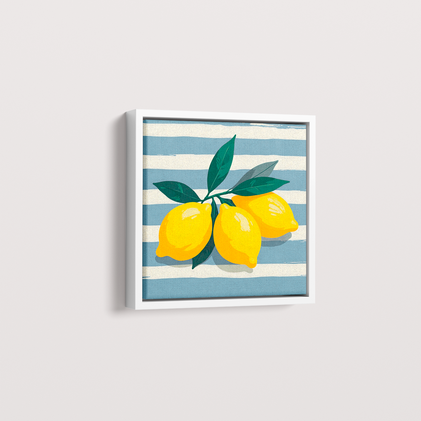 Quadro limão siciliano quadrado II