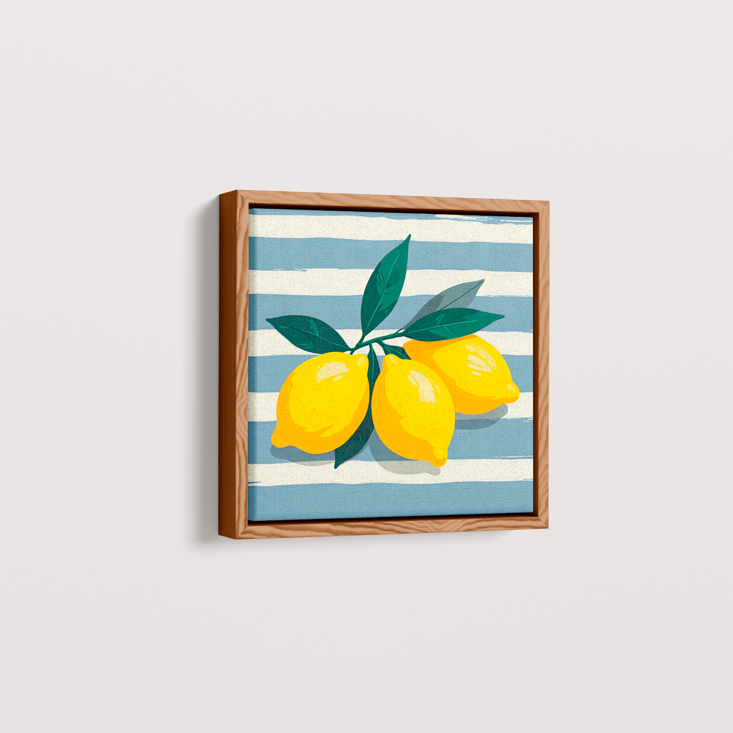 Quadro limão siciliano quadrado II