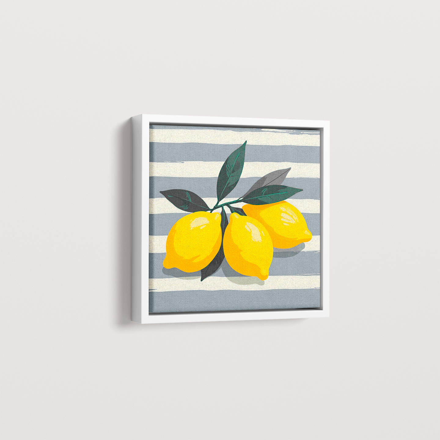 Quadro limão siciliano quadrado III