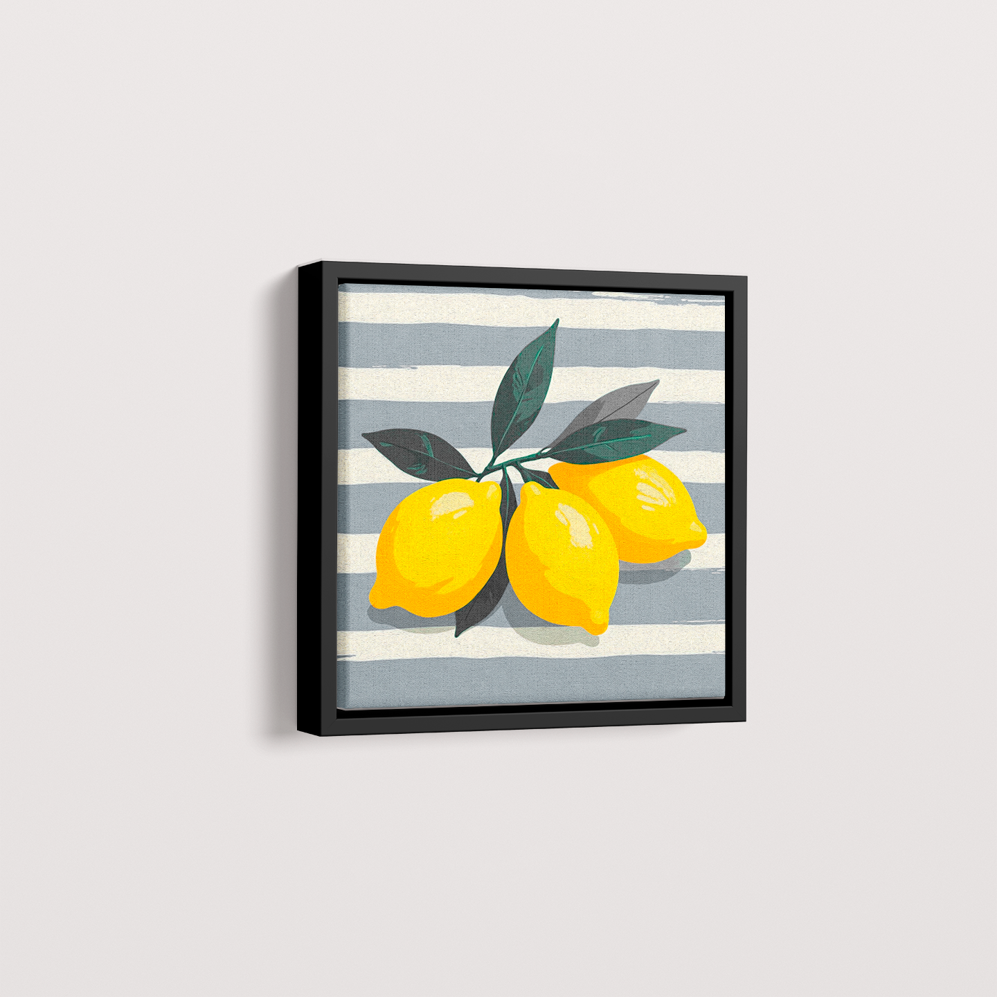 Quadro limão siciliano quadrado III