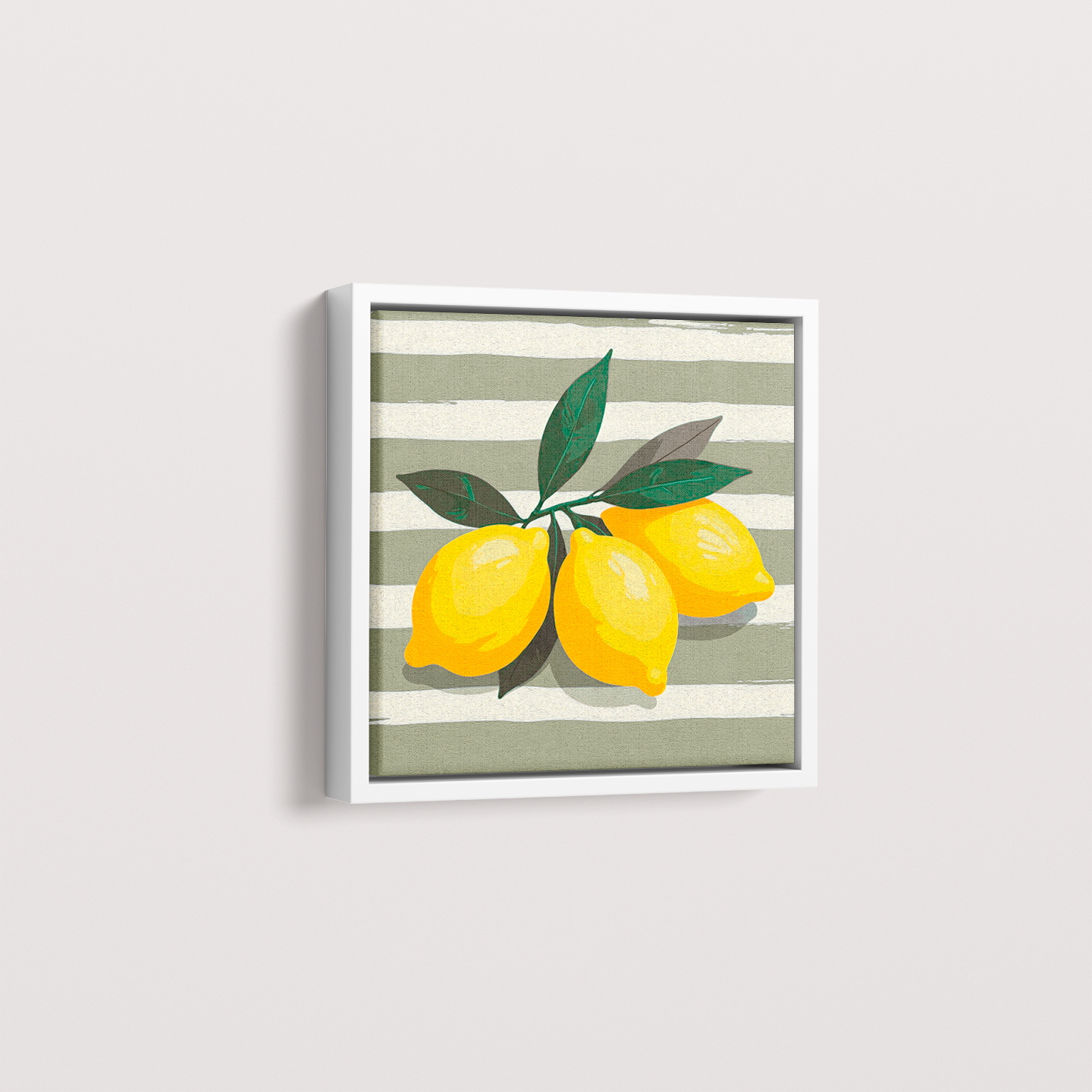 Quadro limão siciliano quadrado IV