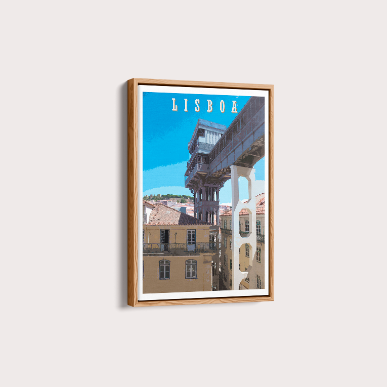 Quadro Lisboa por Angus Waddacor-McConill