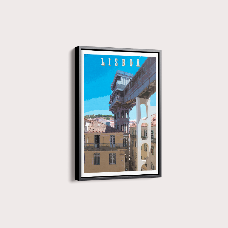 Quadro Lisboa por Angus Waddacor-McConill