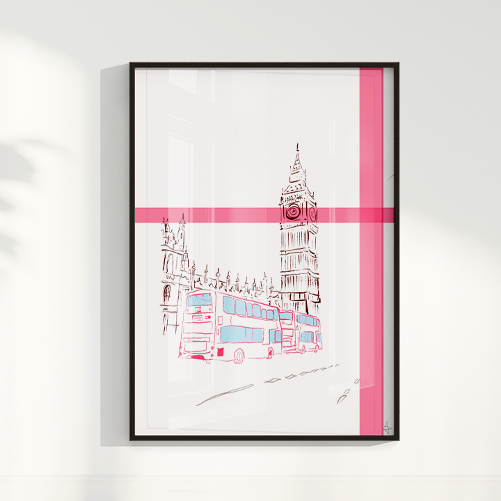 Quadro Londres por João de Rossi