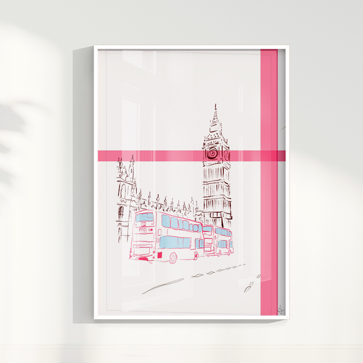 Quadro Londres por João de Rossi