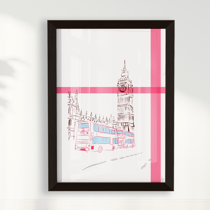 Quadro Londres por João de Rossi