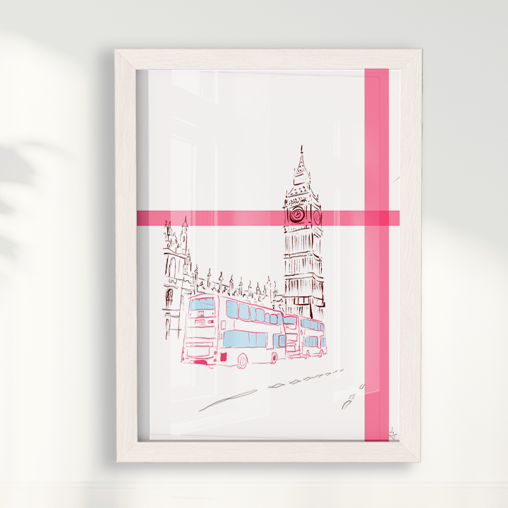 Quadro Londres por João de Rossi