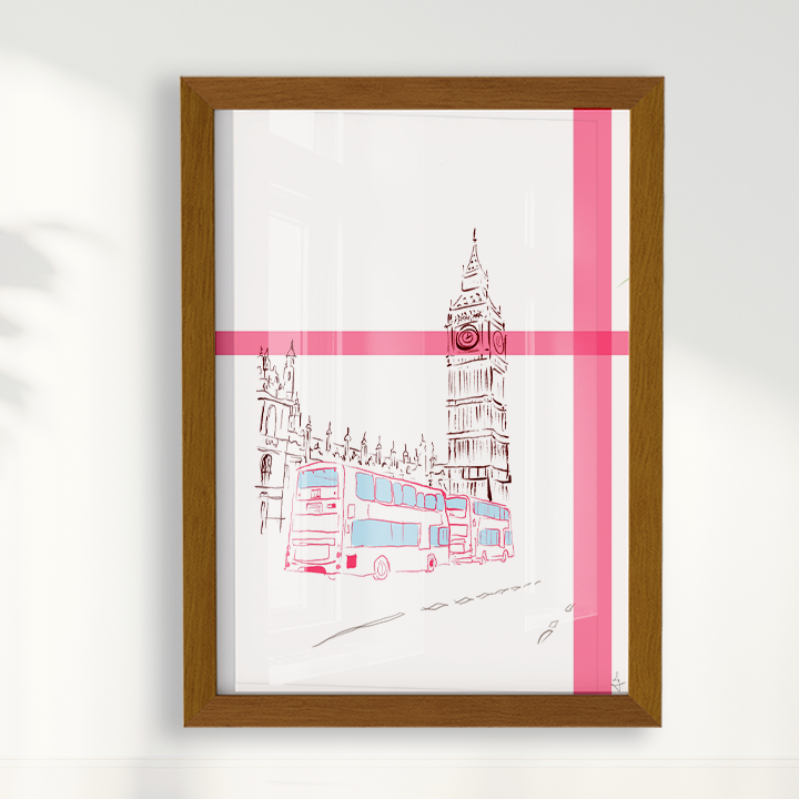 Quadro Londres por João de Rossi