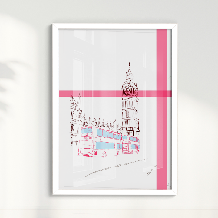 Quadro Londres por João de Rossi