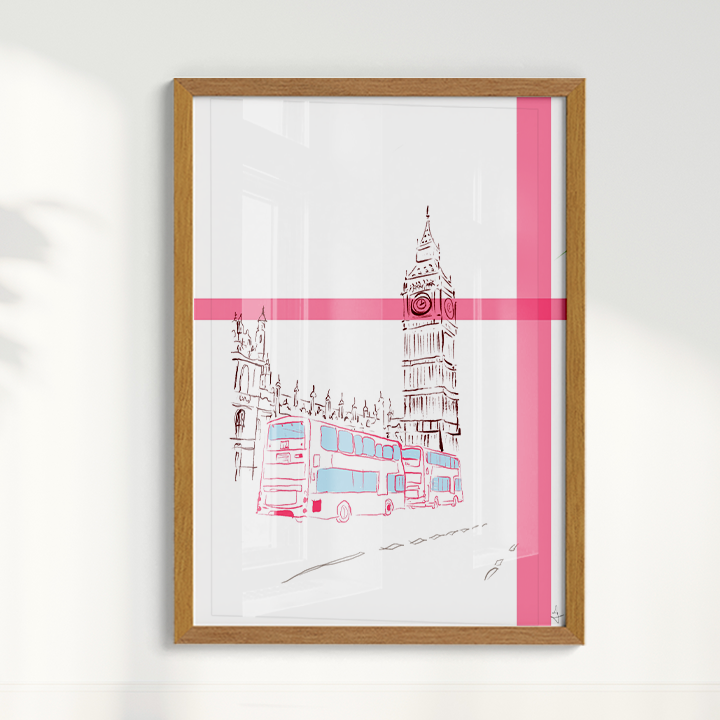 Quadro Londres por João de Rossi