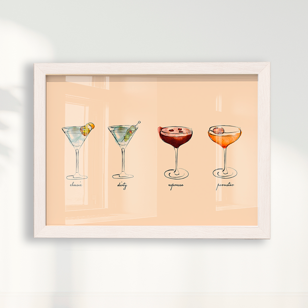 Quadro tipos de Martini