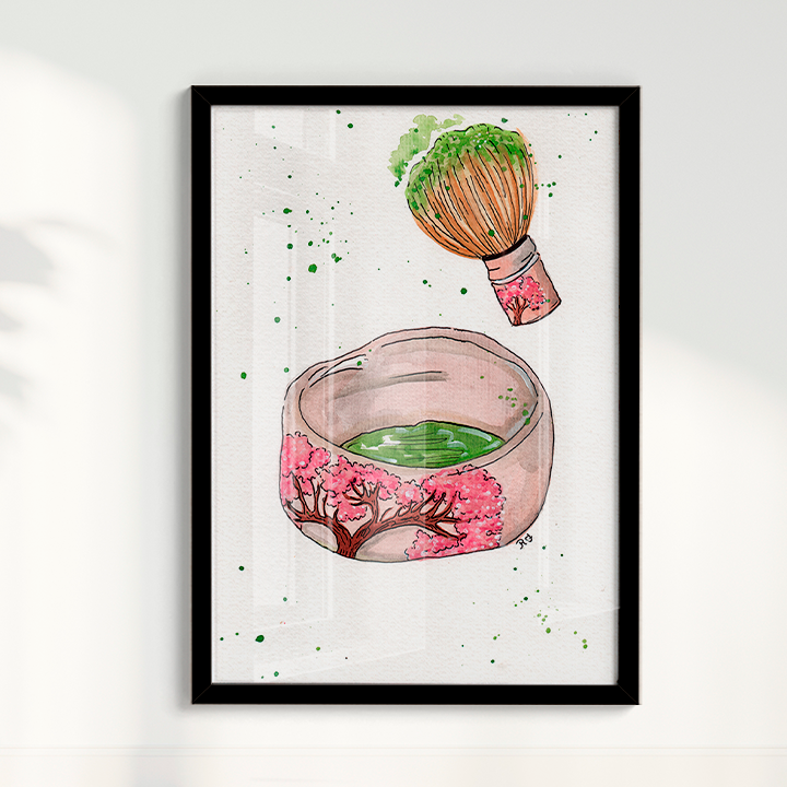 Quadro Matcha por Rayana Karoline