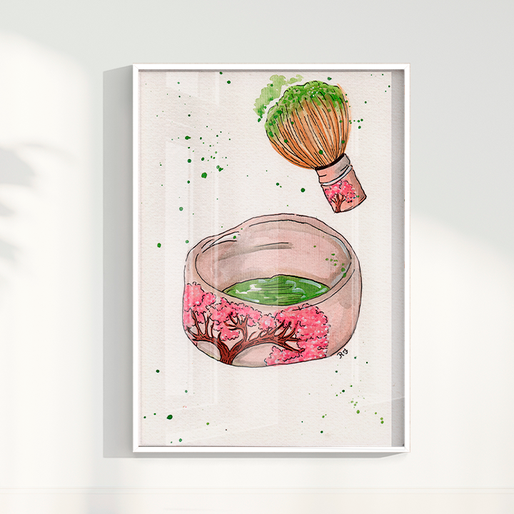 Quadro Matcha por Rayana Karoline