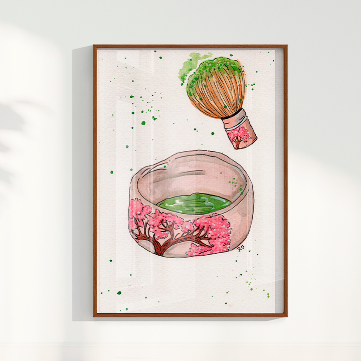 Quadro Matcha por Rayana Karoline