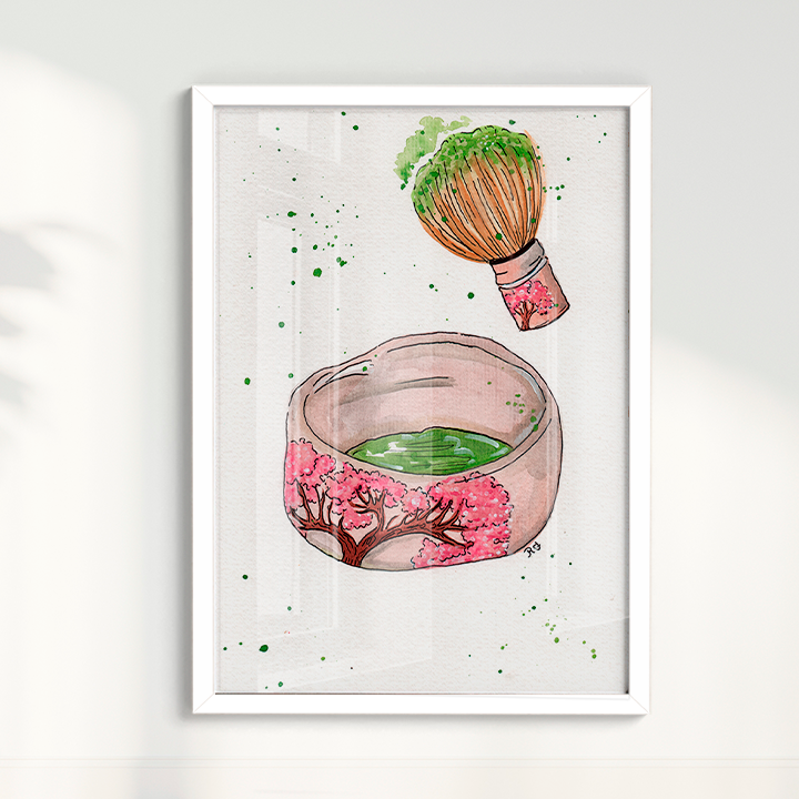 Quadro Matcha por Rayana Karoline