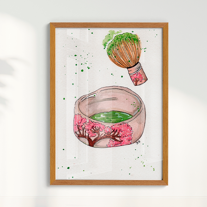 Quadro Matcha por Rayana Karoline