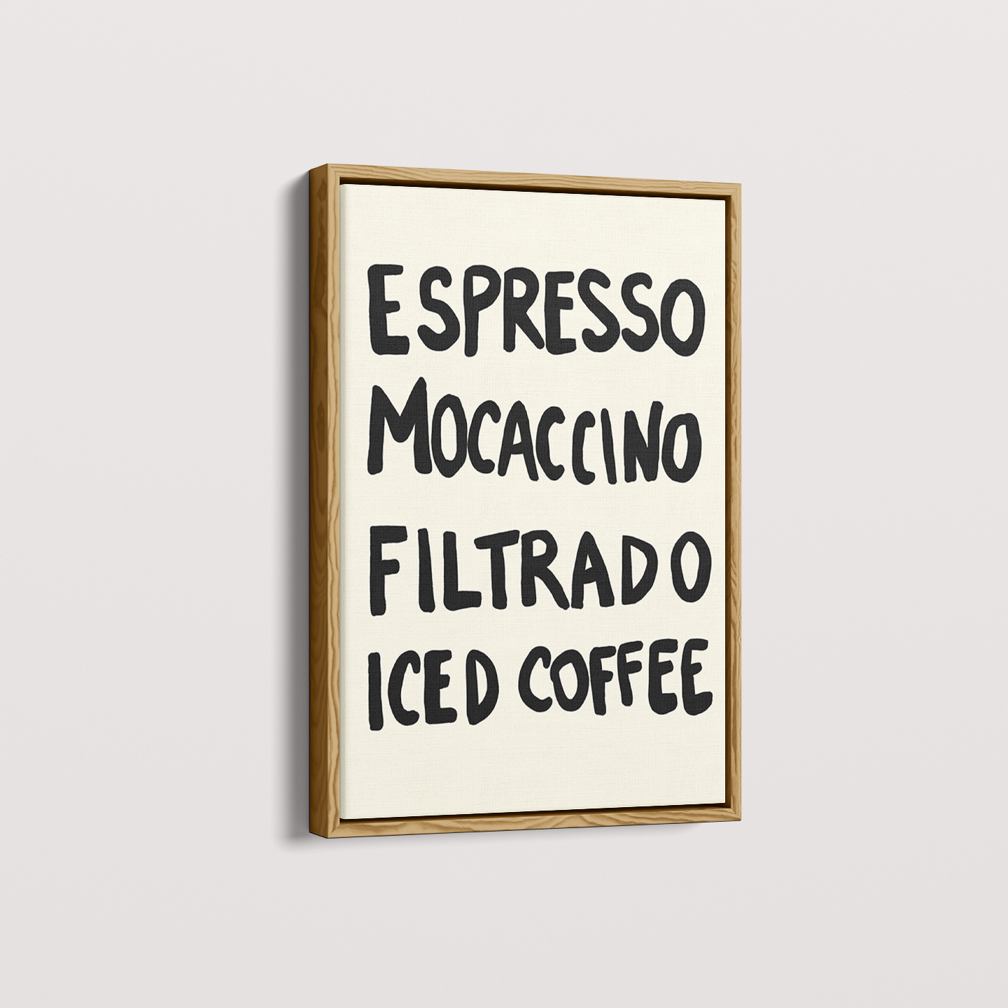 Quadro Menu do dia por Bruna Miyuki