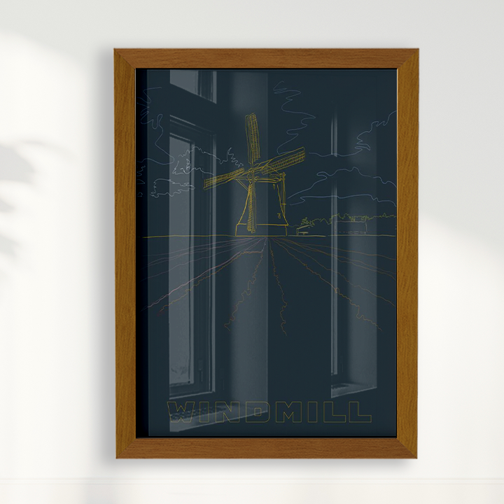 Quadro Moinho por João de Rossi