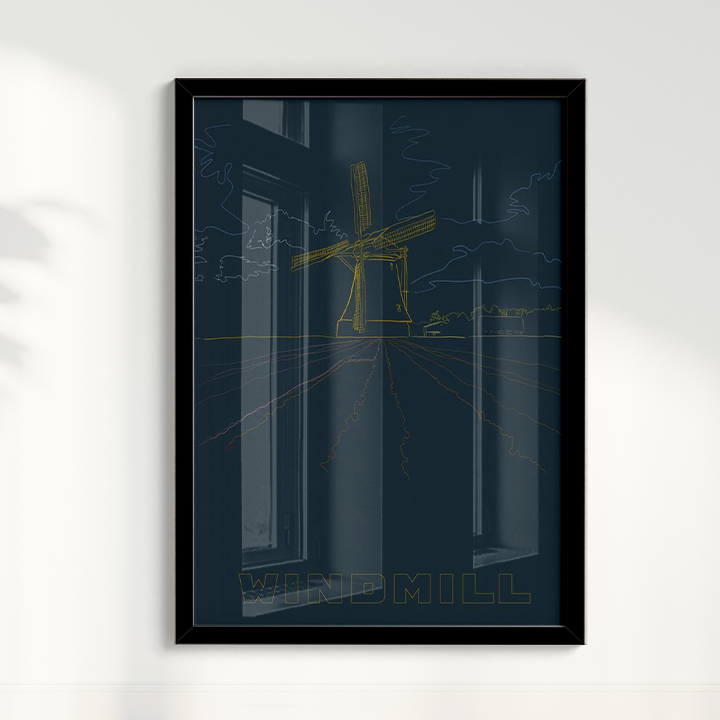 Quadro Moinho por João de Rossi